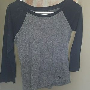 Ambercrombie & Fitch baseball styled long sleeve s